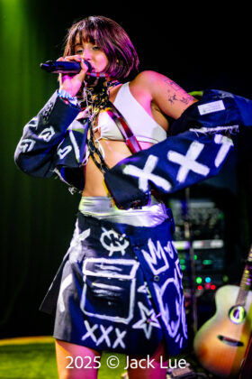 Annika Rose performing live at The Roxy in Los Angeles on June 14, 2025