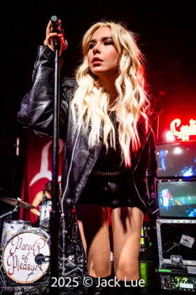 girl singing onstage