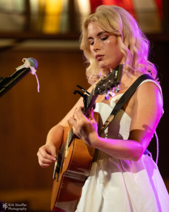 Holly Macve SXSW 2026 live performance at Central Presbyterian Church in Austin Texas